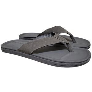 Club Room Men Riley Summer Beach Pool Flip Flop Thong Sandals Size US 7M Grey